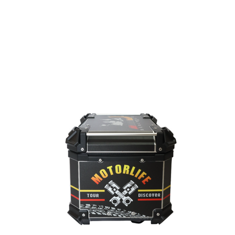 ALUMINUM TOP BOX [ MOTOR LIFE ]- 45 LITERS