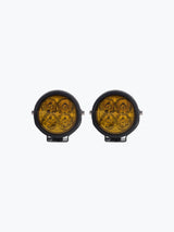 HJG 4 LED Cap Round Pair Foglight