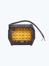 24 LED Yellow Square Foglight - Moto Modz