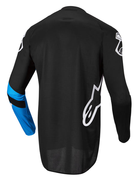 Alpinestars Fluid Chaser Jersey: Black Blue Neon