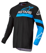 Alpinestars Fluid Chaser Jersey: Black Blue Neon