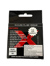 Pulsar RS 200 FlashX Hazard Flash Module, Blinker/Flasher for All Motorcycle & Scooters