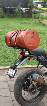 66Bhp duffle leather bag - Moto Modz