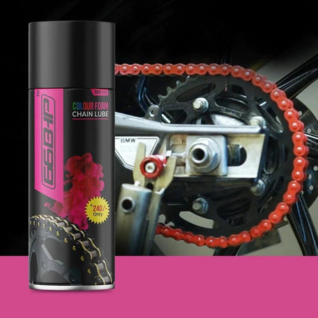 66Bhp Foam Chain Lube REDDISH PINK 150 ml - Moto Modz