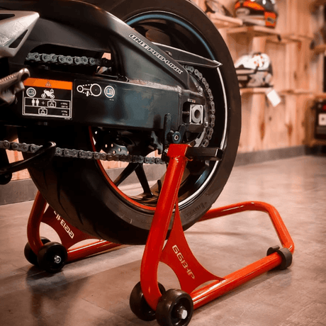 66Bhp Universal Paddock stand Spool Type - Moto Modz