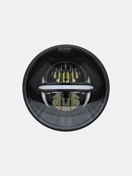 7 Inch LED Headlight With Centre Park Light - Moto Modz