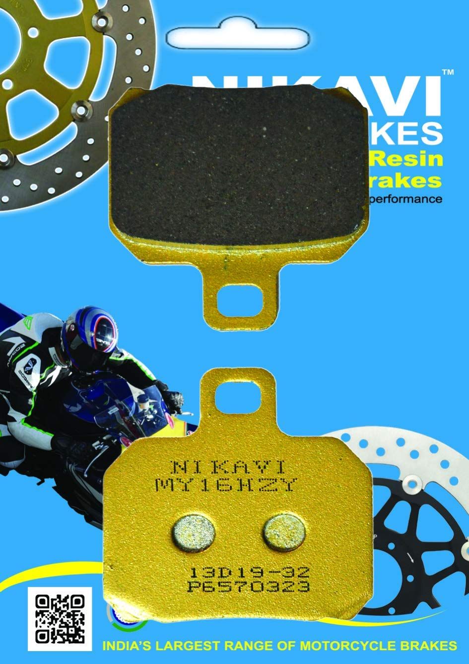Ducati Panigale 899 ABS (2014-2015) rear disc brake pads by Nikavi(FA266HH)