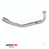 Exhaust BEND Pipe FOR AEROX 155 Stainless Steel (only bend pipe) – SB 720 / HT EXHAUST