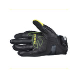 DSG Carbon X V1 Riding Glove Black Yellow Fluo