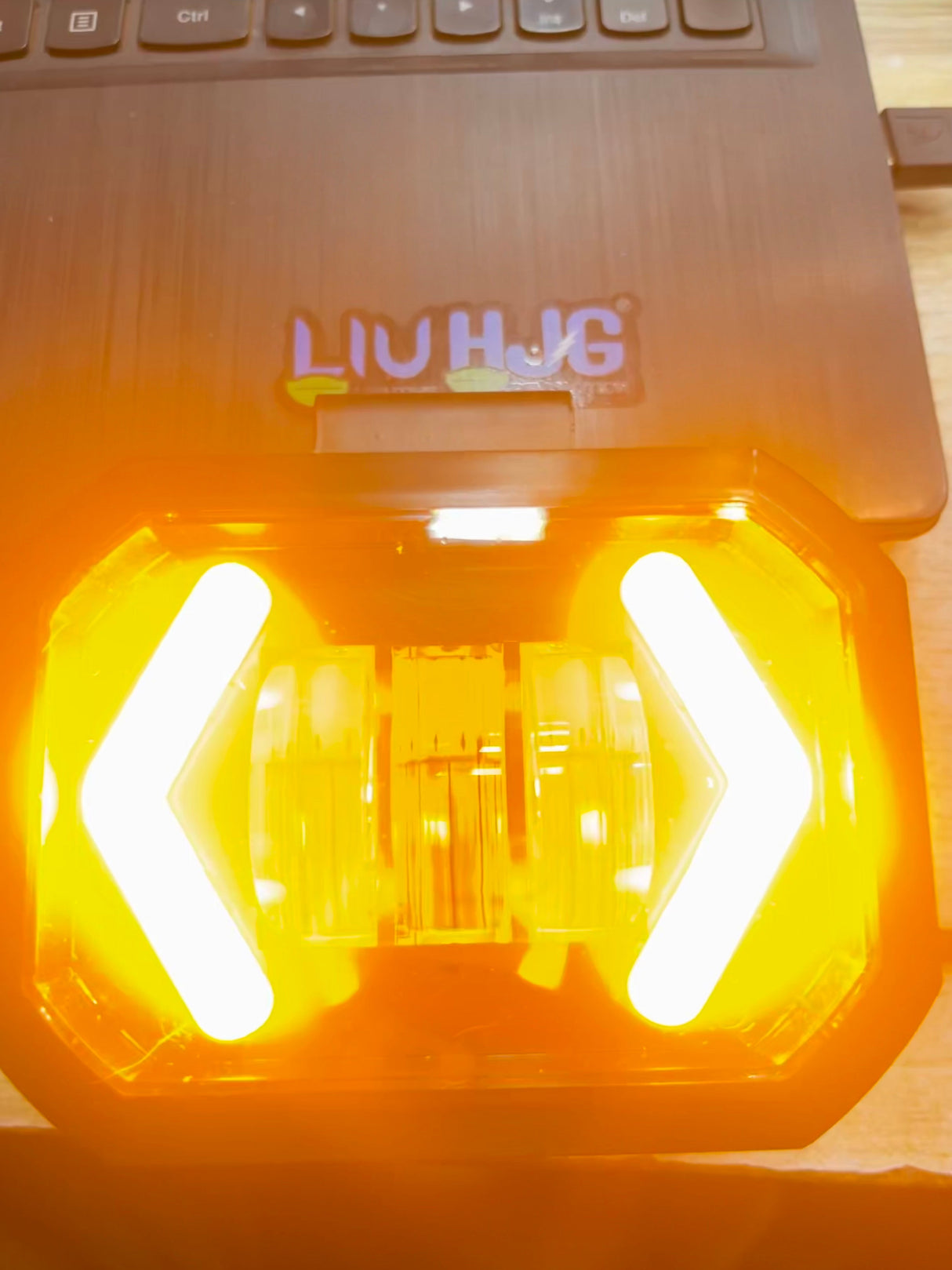 HJG Drl Foglight with Yellow+White Indicators