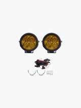 HJG 4 LED Cap Round Pair Foglight