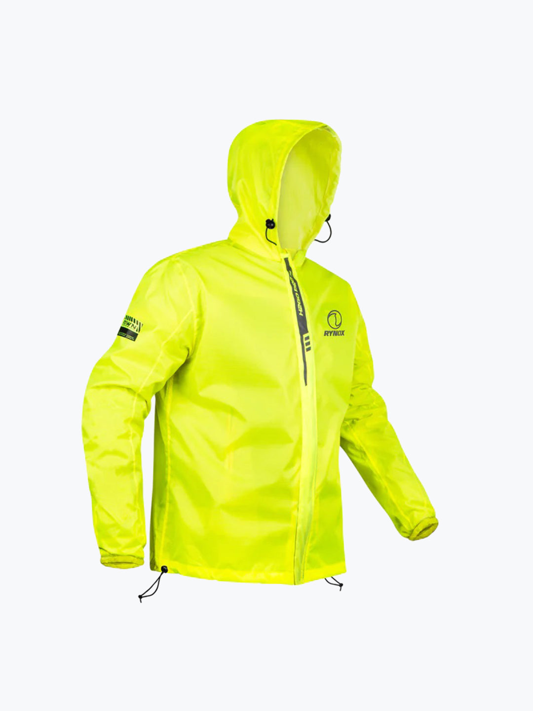 Rynox H2GO Pro 3 Rain Jacket Hi-Viz Green