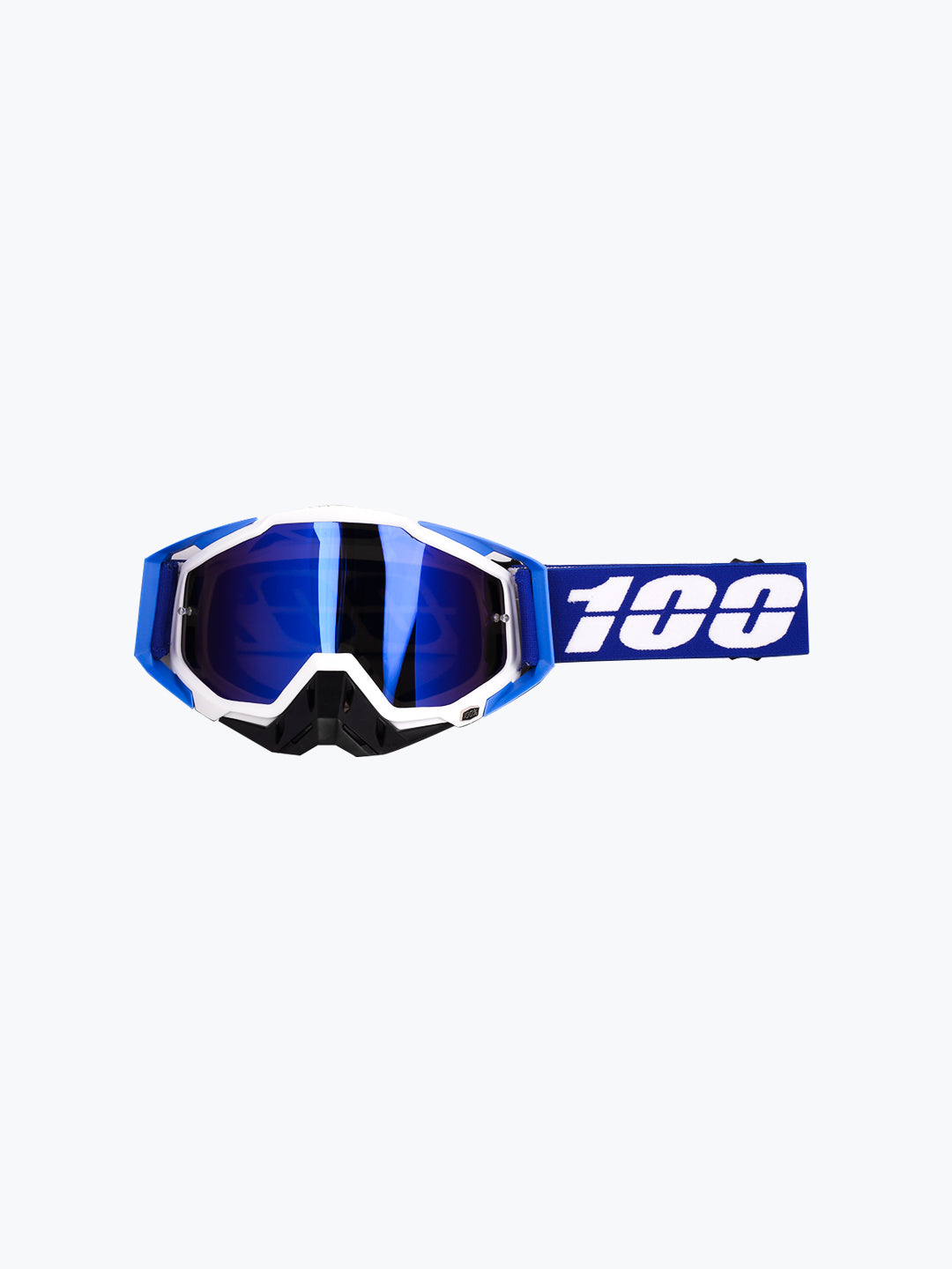 100% Goggles Blue Black Blu Tint