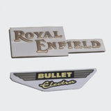 Tank Monogram Royal Enfield S.O.4 For Bullet Electra [Gold] (NAB0006)