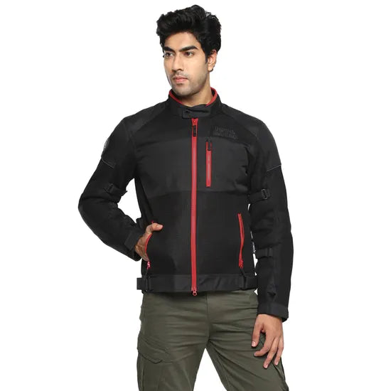 Royal Enfield Windfarer Black Riding Jacket From Moto Modz.