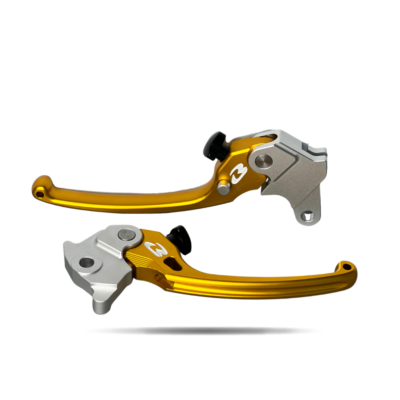 RCB Racing Boy S3 Series Lever Set Yamaha R15V3 / MT15 / FZ 150 01LV287G ( THAI GOLD )