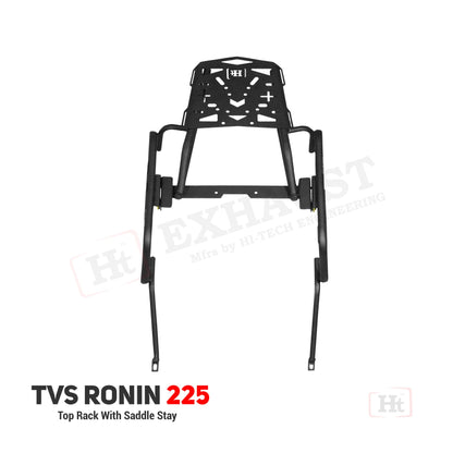 Top Rack With saddle stay For TVS RONIN 225 – SBTVS-116/ Ht Exhaust