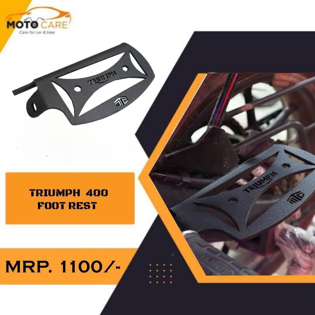 Moto Care Heavy Metal Foot Rest Compatible For Triumph Speed 400