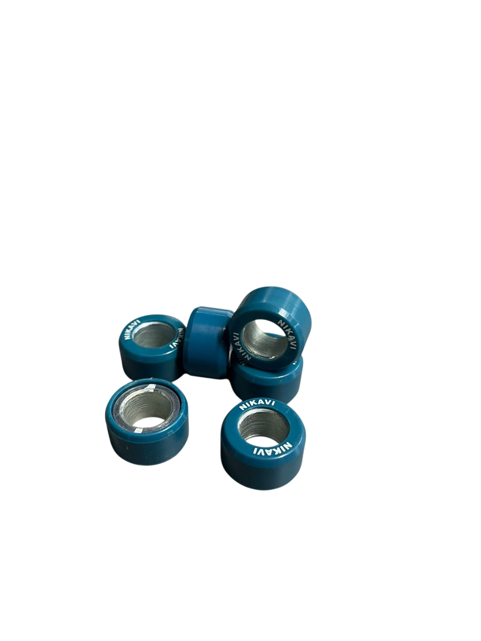 yamaha aerox 155 clutch roller set of 6 - blue