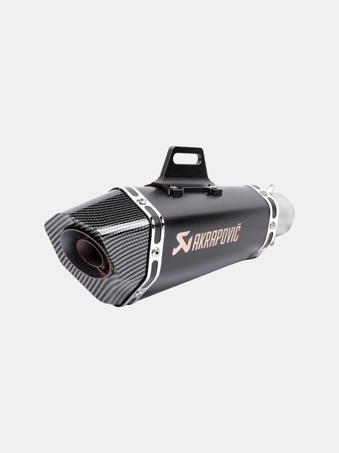 Akrapovic Exhaust End Carbon Black - Moto Modz