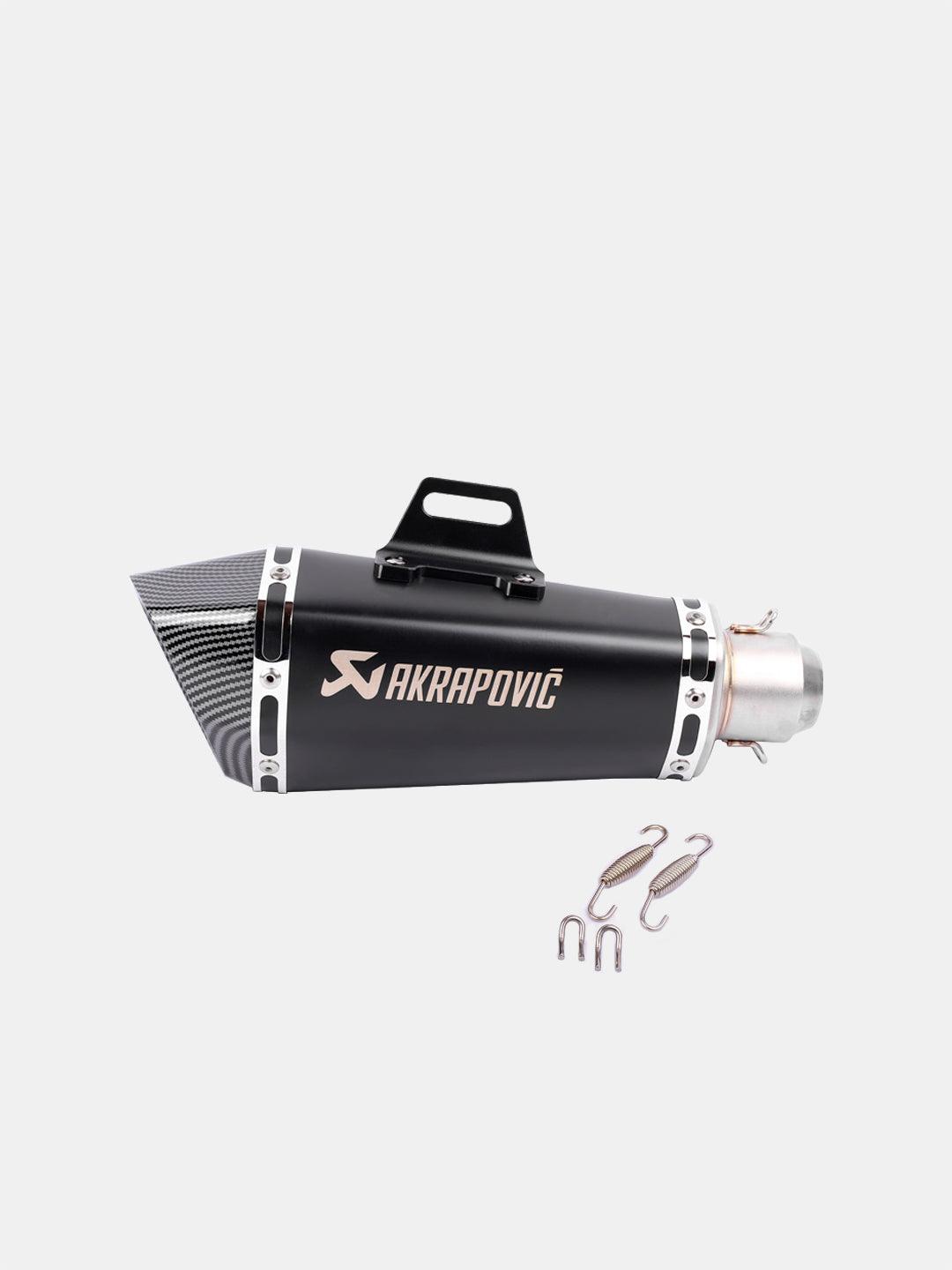 Akrapovic Exhaust End Carbon Black - Moto Modz