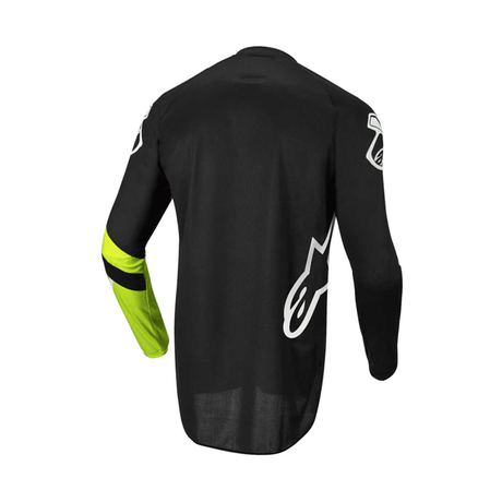 Alpinestars Fluid Chaser Jersey: Black Yellow Fluo