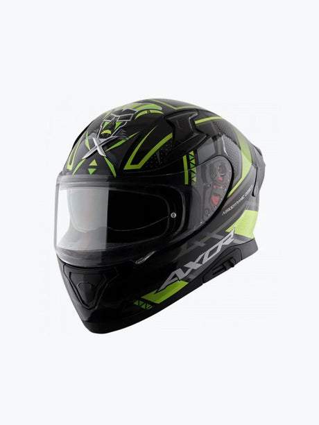 Axor Apex Tikki Black Neon Yellow - Moto Modz