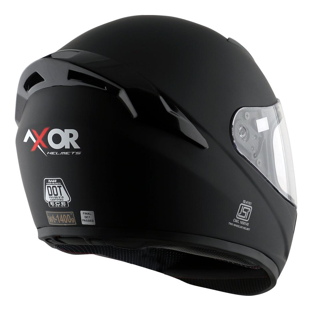 Axor Rage Solid Helmet - Moto Modz