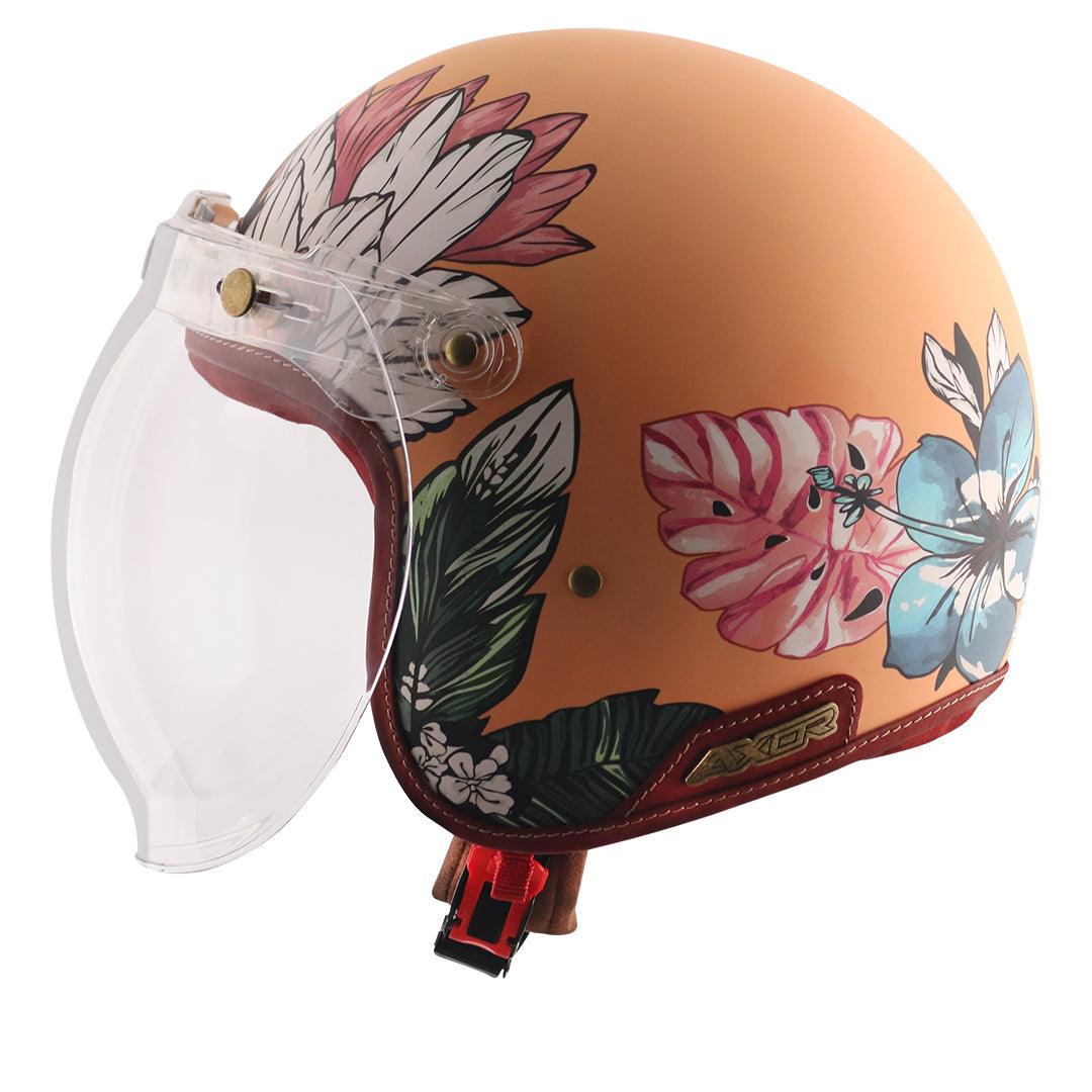 Axor Retro Jet Hawaii Women's Helmet - Moto Modz