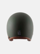 Axor Retro Jet Leather Dull Battle Green - Moto Modz