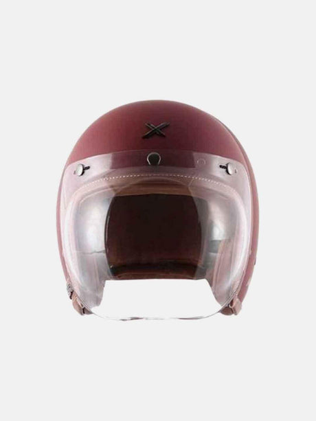 Axor Retro Jet Leather Dull Chestnut Red - Moto Modz