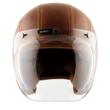 Axor Retro Jet Leather Helmet - Moto Modz