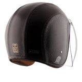 Axor Retro Jet Leather Helmet - Moto Modz