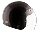 Axor Retro Jet Leather Helmet - Moto Modz