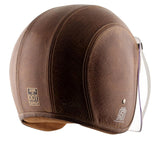 Axor Retro Jet Leather Helmet - Moto Modz