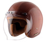 Axor Retro Jet Leather Helmet - Moto Modz