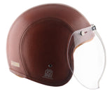 Axor Retro Jet Leather Helmet - Moto Modz