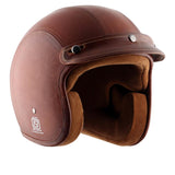 Axor Retro Jet Leather Helmet - Moto Modz