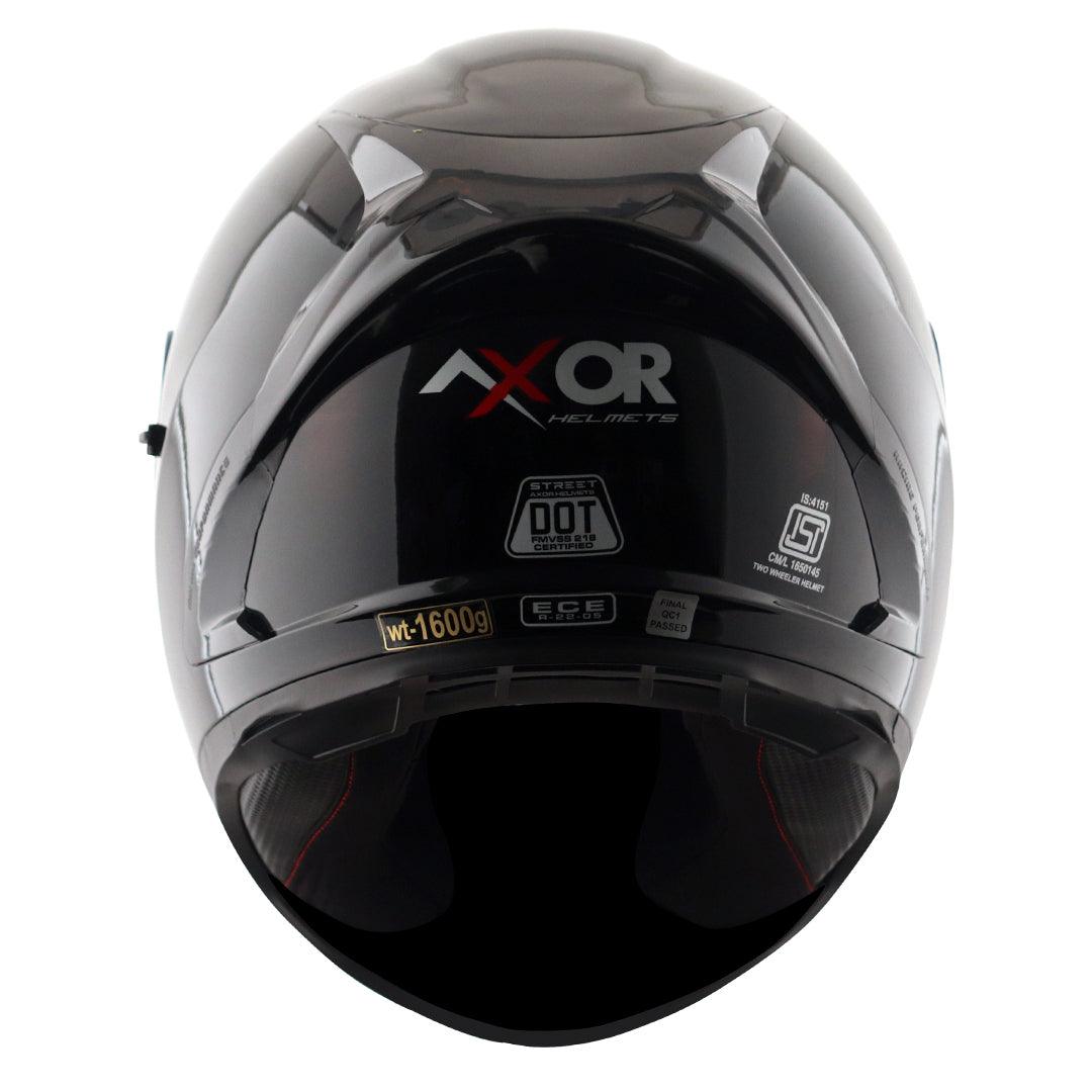 Axor Street Solid Black Helmet - Moto Modz