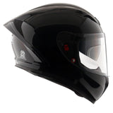 Axor Street Solid Black Helmet - Moto Modz