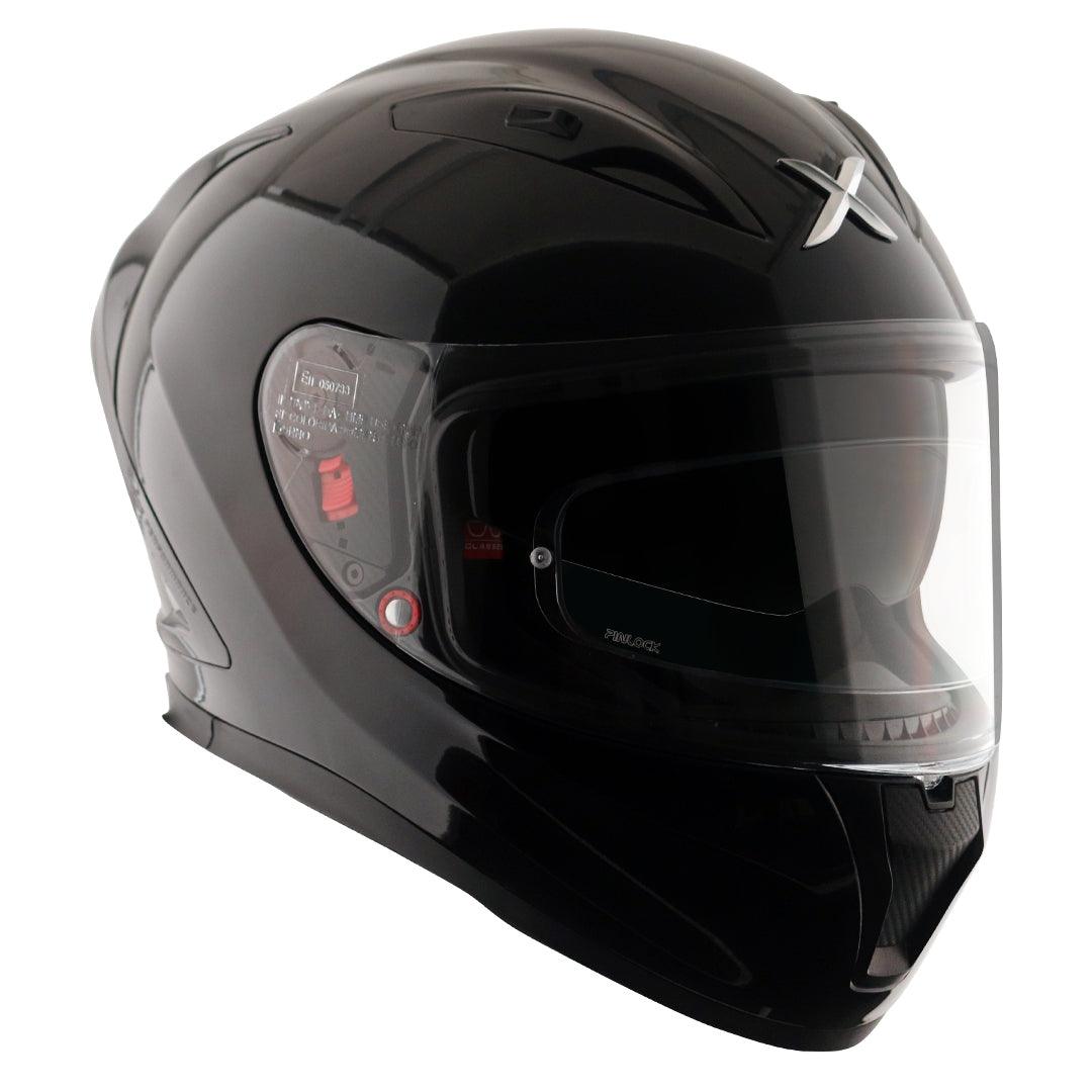 Axor Street Solid Black Helmet - Moto Modz