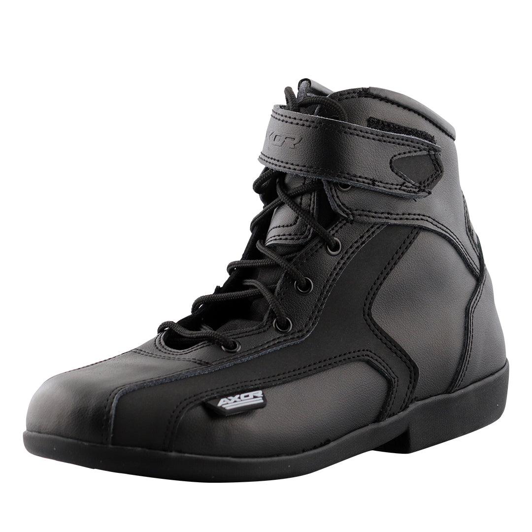 Axor Urbano Black Riding Boots - Moto Modz