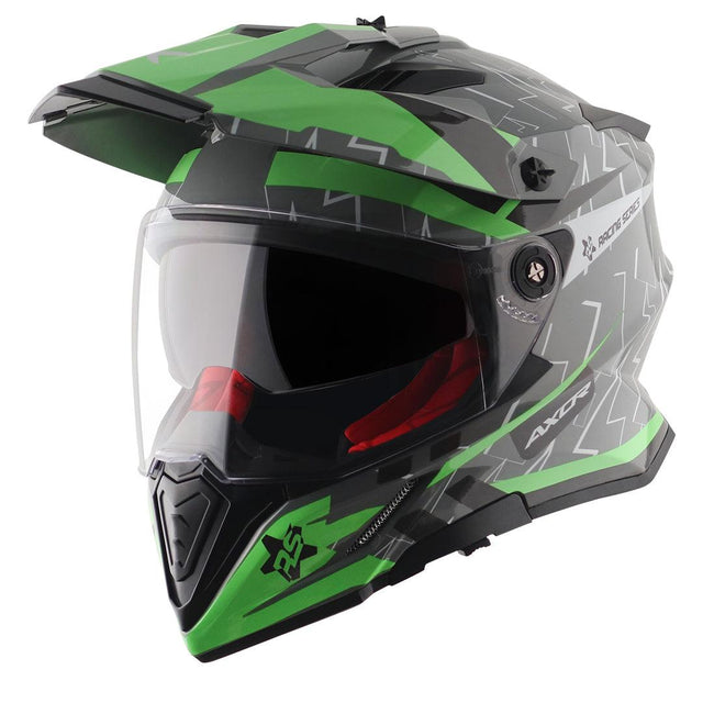 Axor X-Cross Flash Dual Visor Helmet - Moto Modz