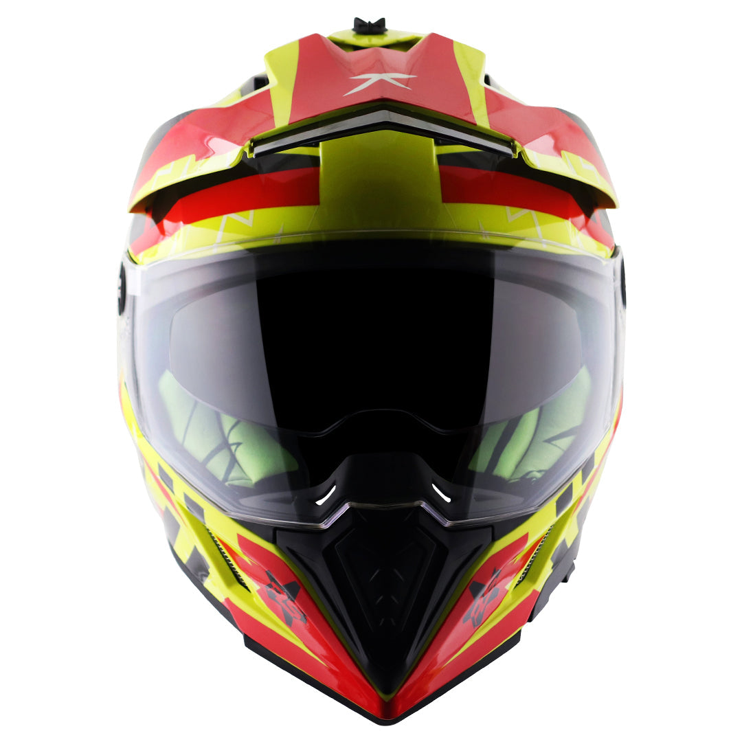 Axor X-Cross Flash Dual Visor Helmet - Moto Modz