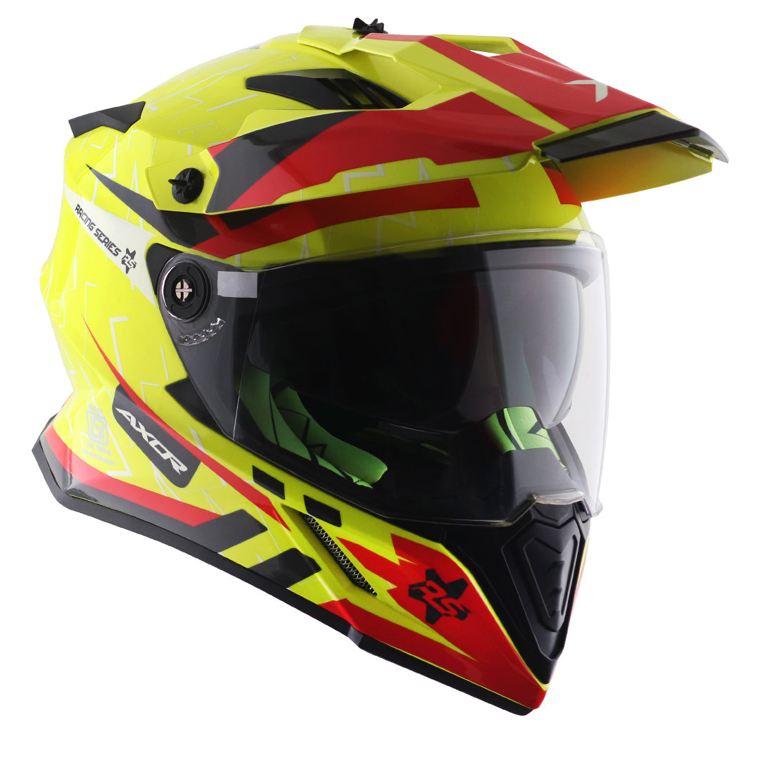 Axor X-Cross Flash Dual Visor Helmet - Moto Modz