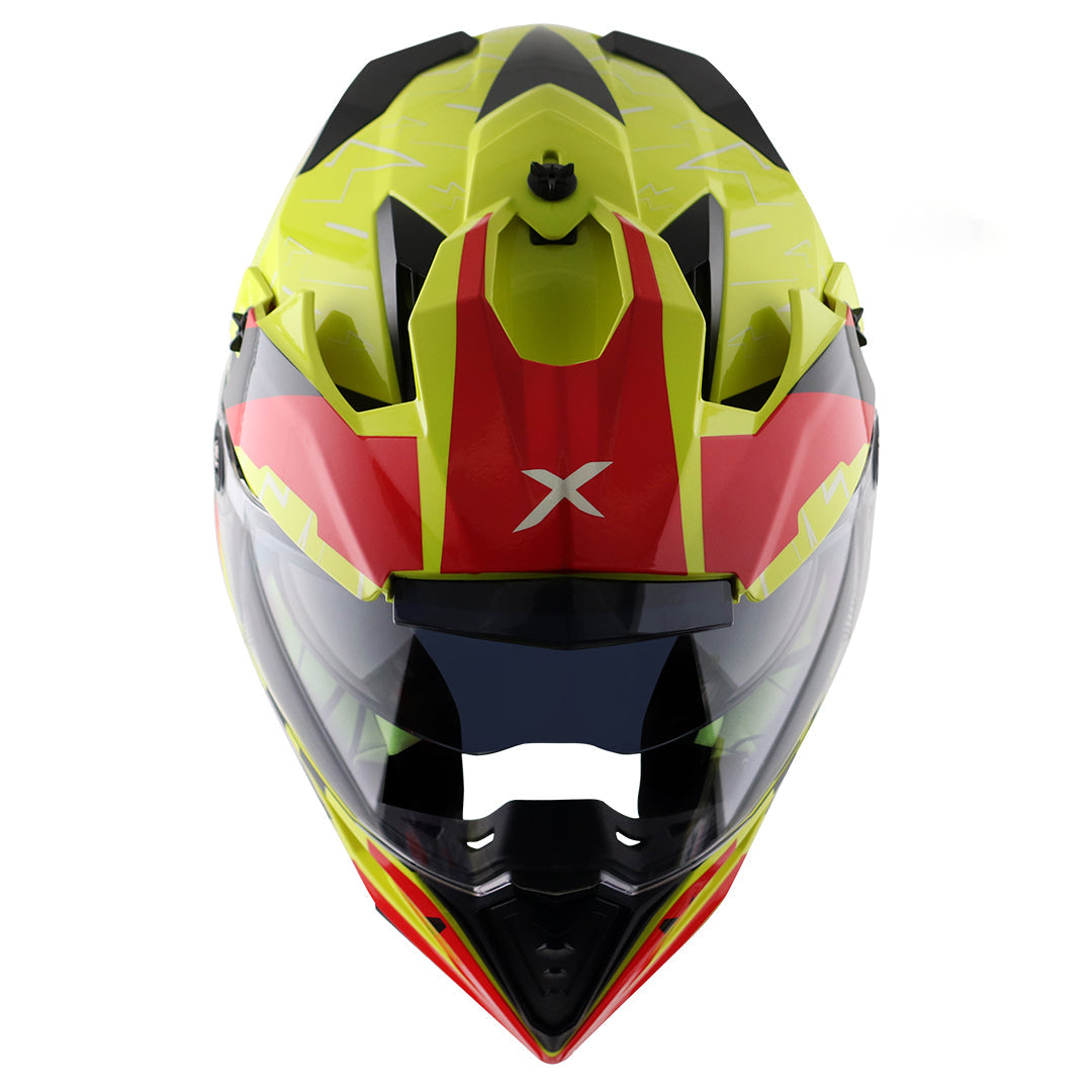 Axor X-Cross Flash Dual Visor Helmet - Moto Modz