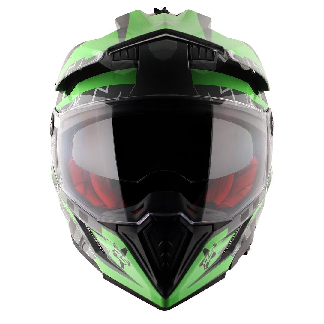 Axor X-Cross Flash Dual Visor Helmet - Moto Modz