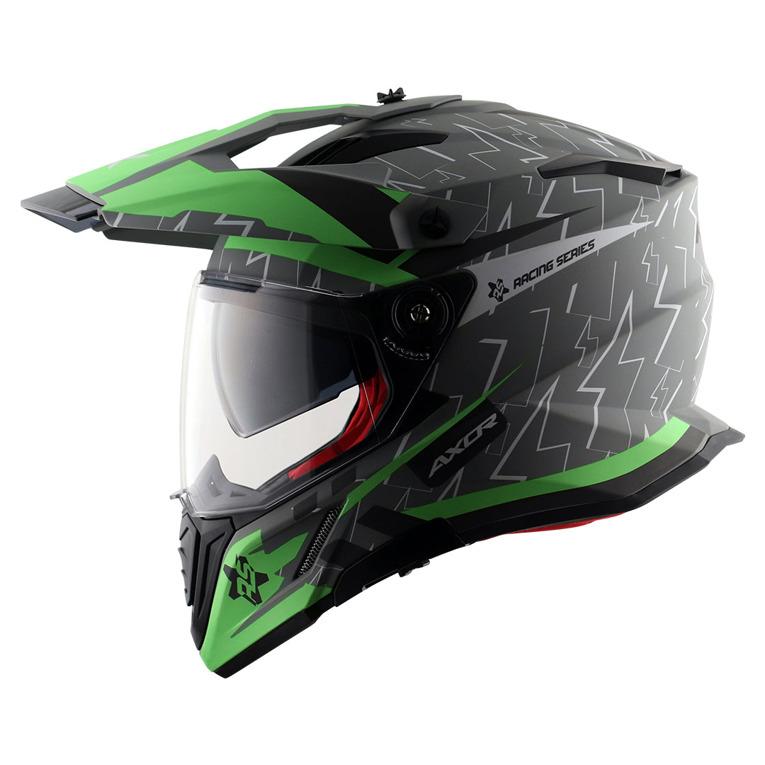 Axor X-Cross Flash Dual Visor Helmet - Moto Modz