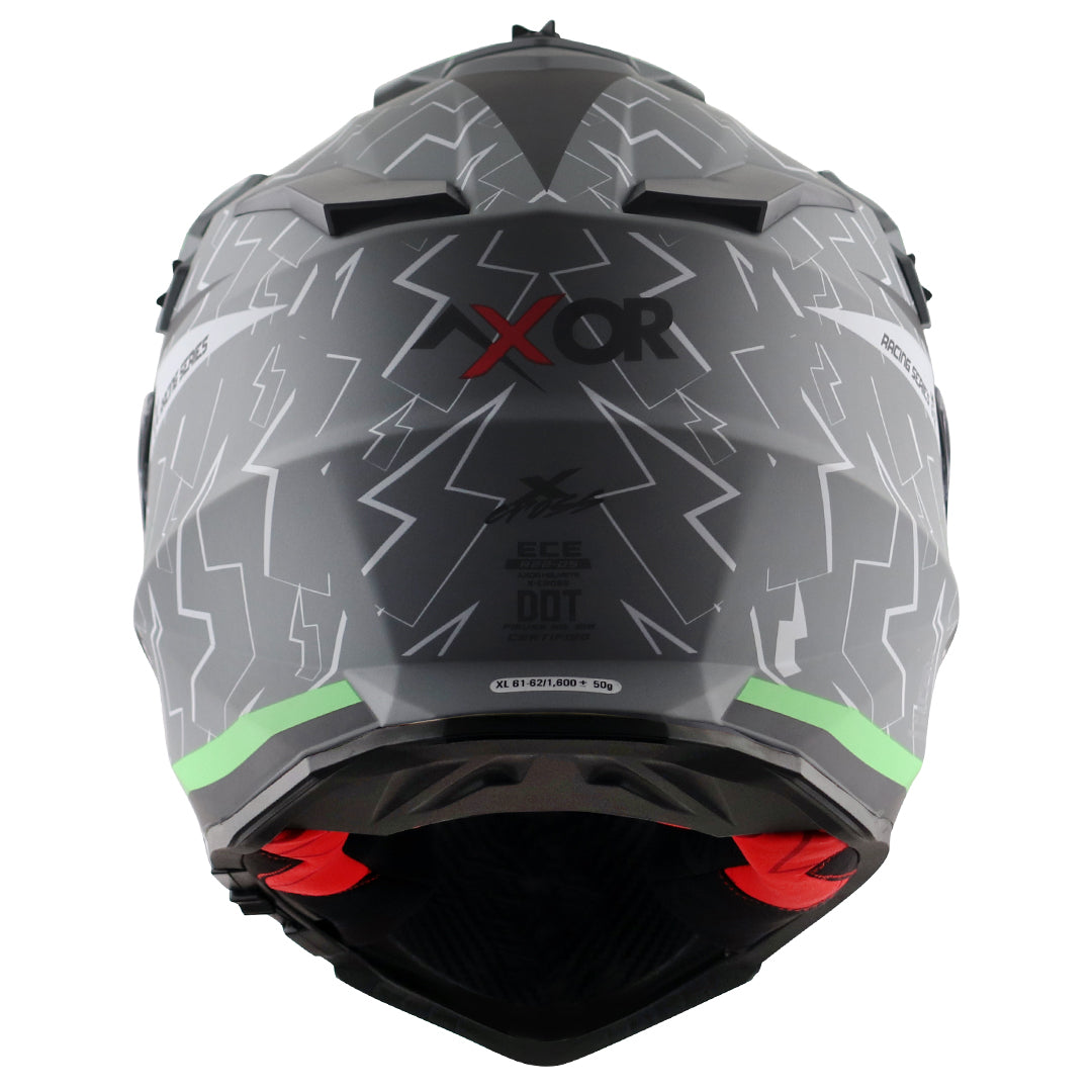 Axor X-Cross Flash Dual Visor Helmet - Moto Modz