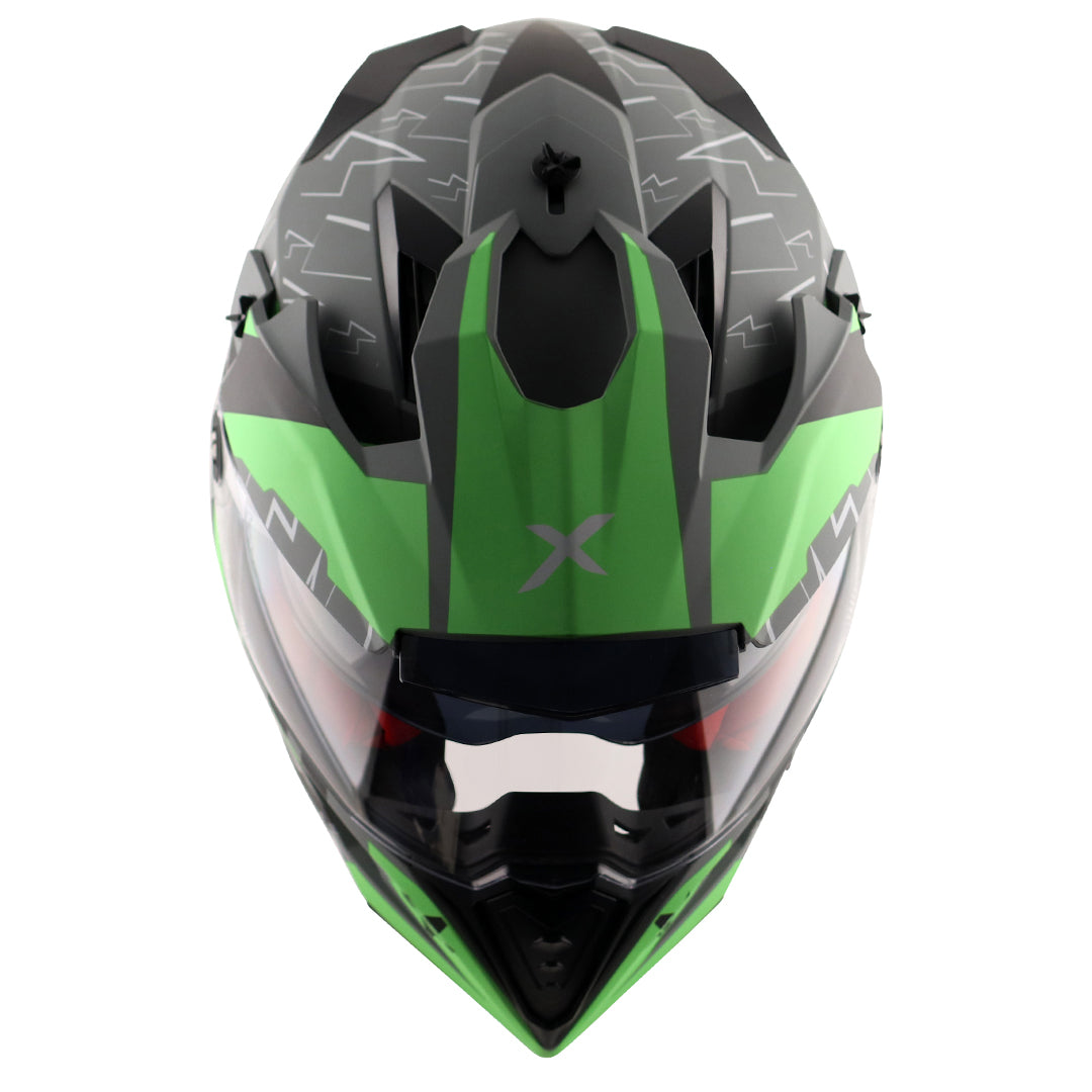 Axor X-Cross Flash Dual Visor Helmet - Moto Modz